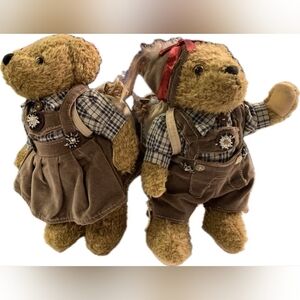 NWT Alpentiere Les Alpes by Fränzl Imeco Swiss Alps Teddy Bear Hikers (2)